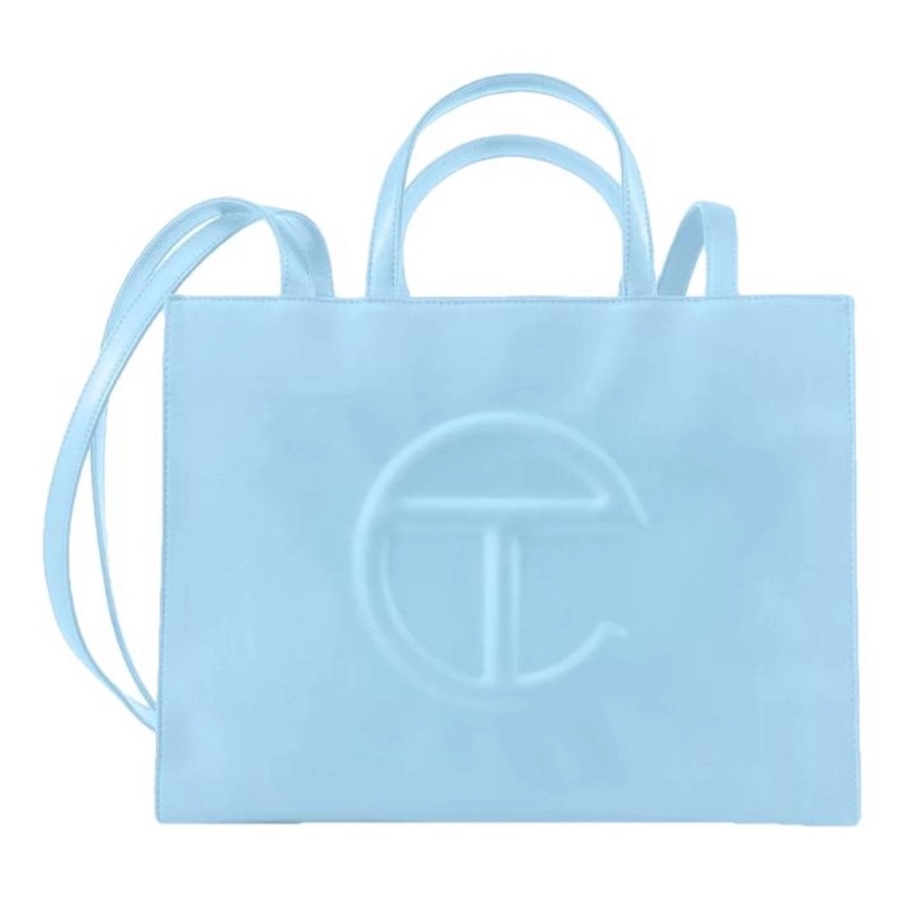 Telfar Pool Blue Medium Shopper RARE NWOT